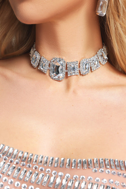 Liara Kare Rhinestone Chocker