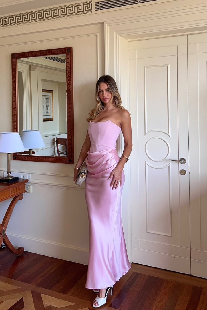 Margot Korse Maxi- Pembe