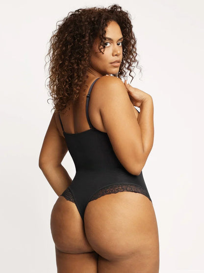 Sarah Deep V Shapewear Bodysuit