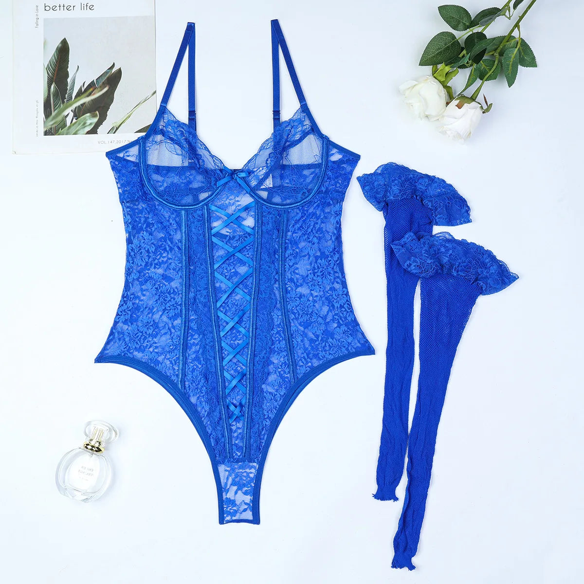 Julia | Dantelli İç Giyim Bodysuit