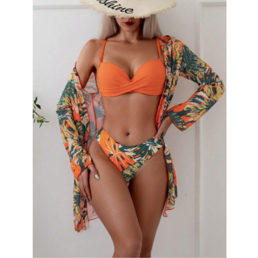 Sunset Bliss 3'Lü Bikini Seti