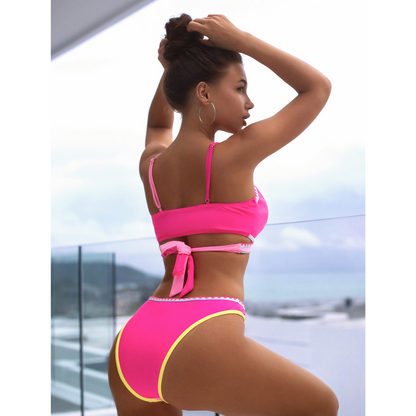 Pembe Mirage Bikini Takımı