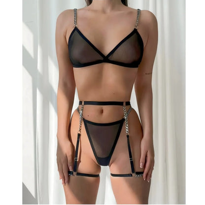 Ultra Seksiince Bralette Ve Thong Seti