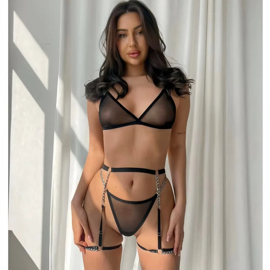 Ultra Seksiince Bralette Ve Thong Seti