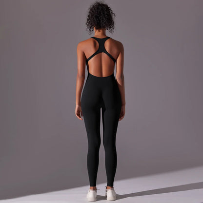 Yoga Bodysuit Spor Tulum