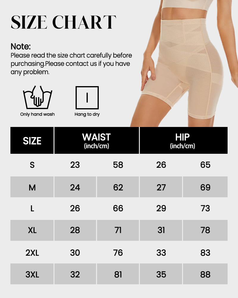 Fileli Yüksek Bel Shapewear Şort